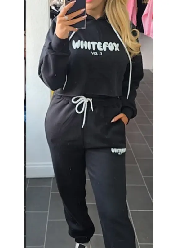 White Fox Oversize Tracksuit